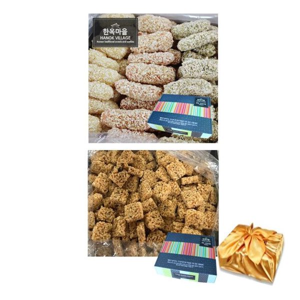 완전알뜰한과 1번세트 유과플러스쌀강정 선물 49,900원