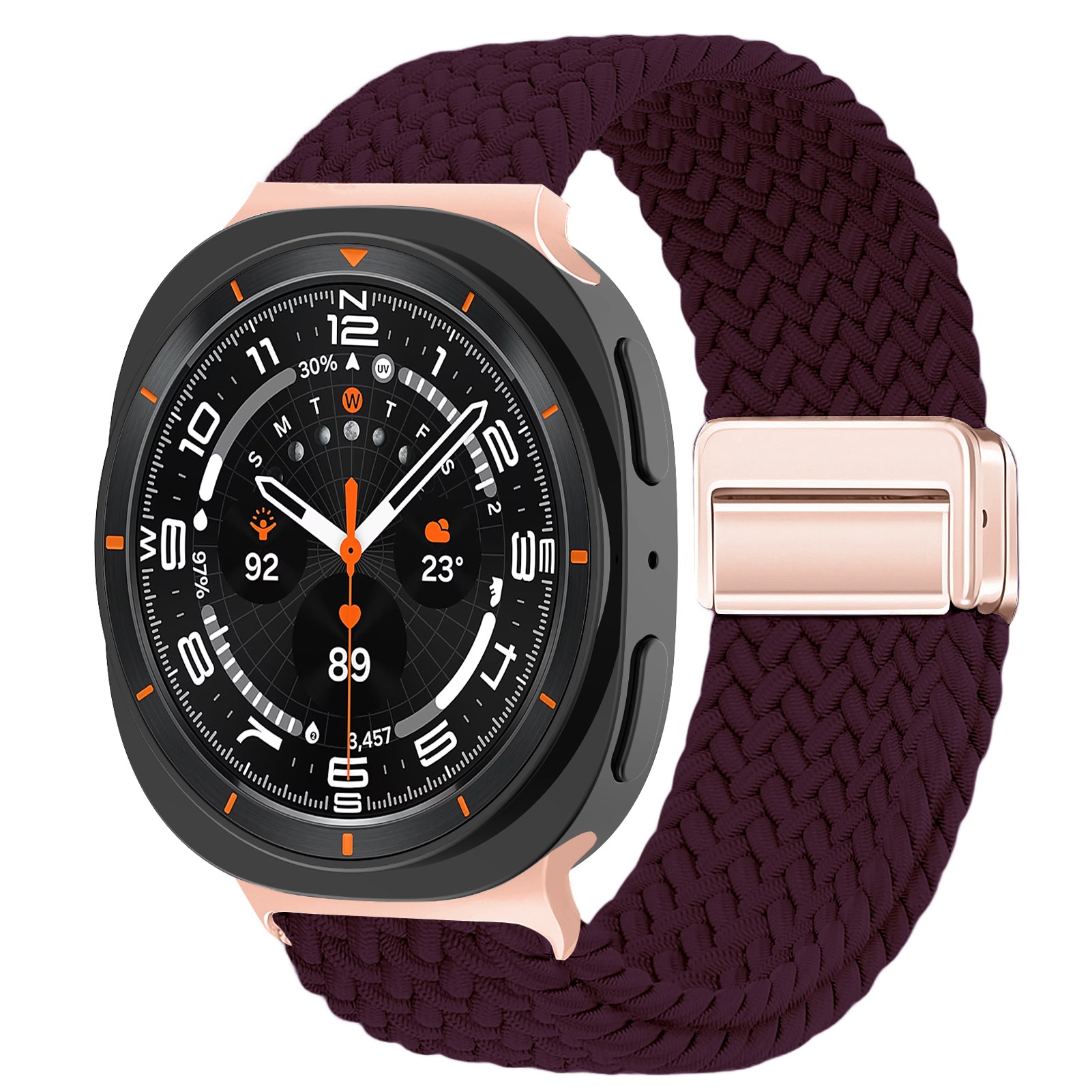 밴드톡 갤럭시워치8 호환 40mm/44mm/8클래식 46mm 마그네틱 D버클 브레이드 스포츠 루프 스트랩 11,900원