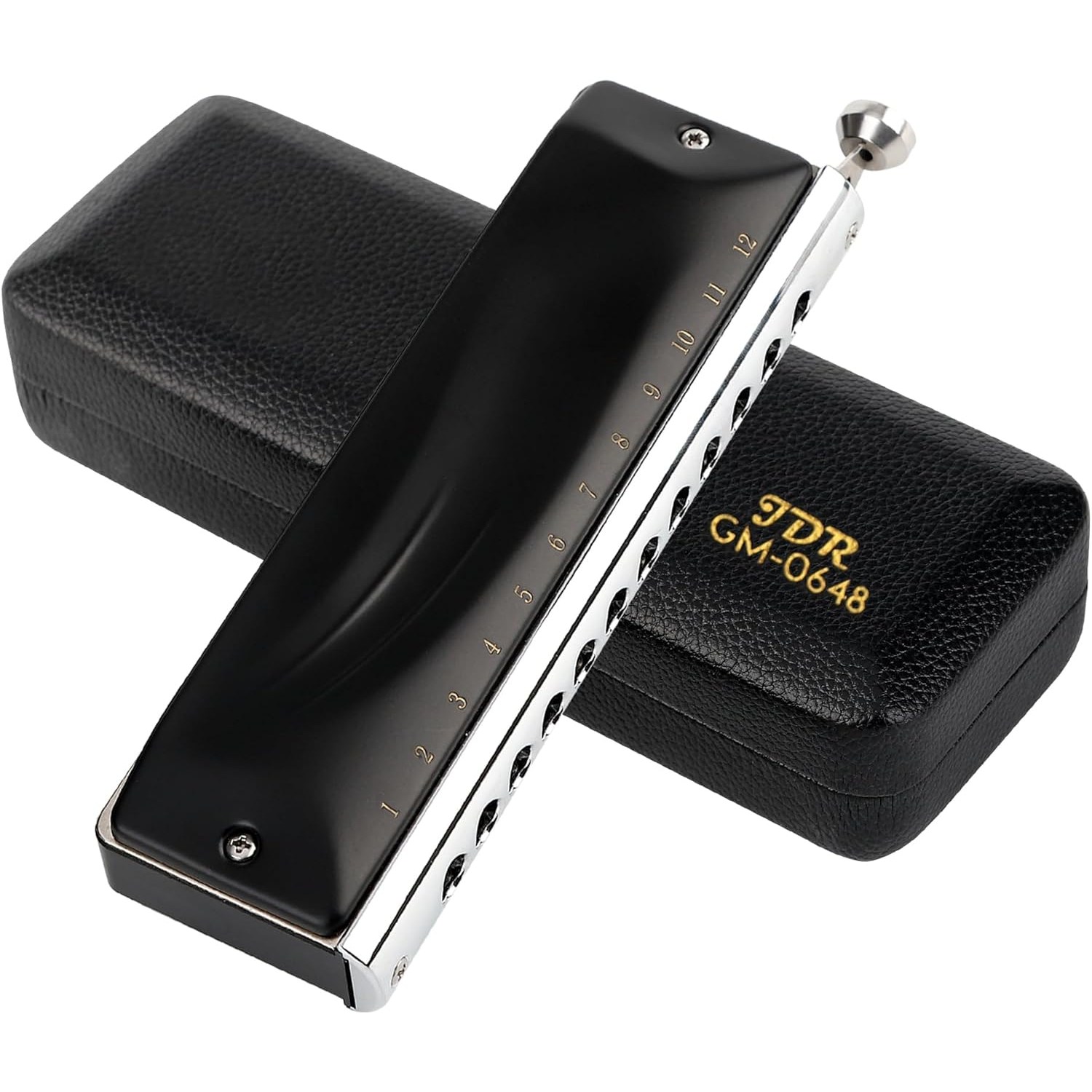 JDR GM-0648 크로매틱 하모니카, 1개, 블랙, GM-0648 114,000원