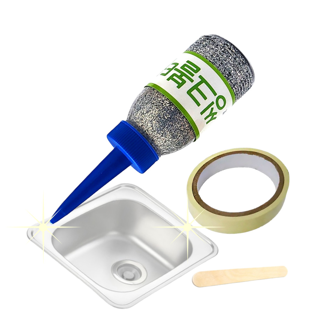 매직스토리 줄눈실리콘 실버펄반짝이 싱크볼 세면대 벽면 테두리보수제 틈새메꿈제, 1개 7,500원