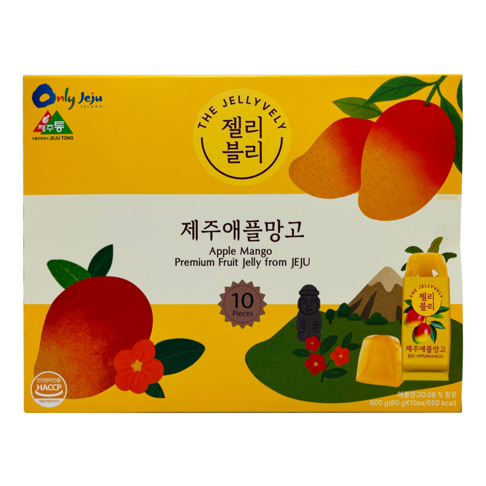 제주 애플망고 젤리블리 아이 간식 여행 선물 대만젤리 쉐프엠, 600g, 1박스 11,900원