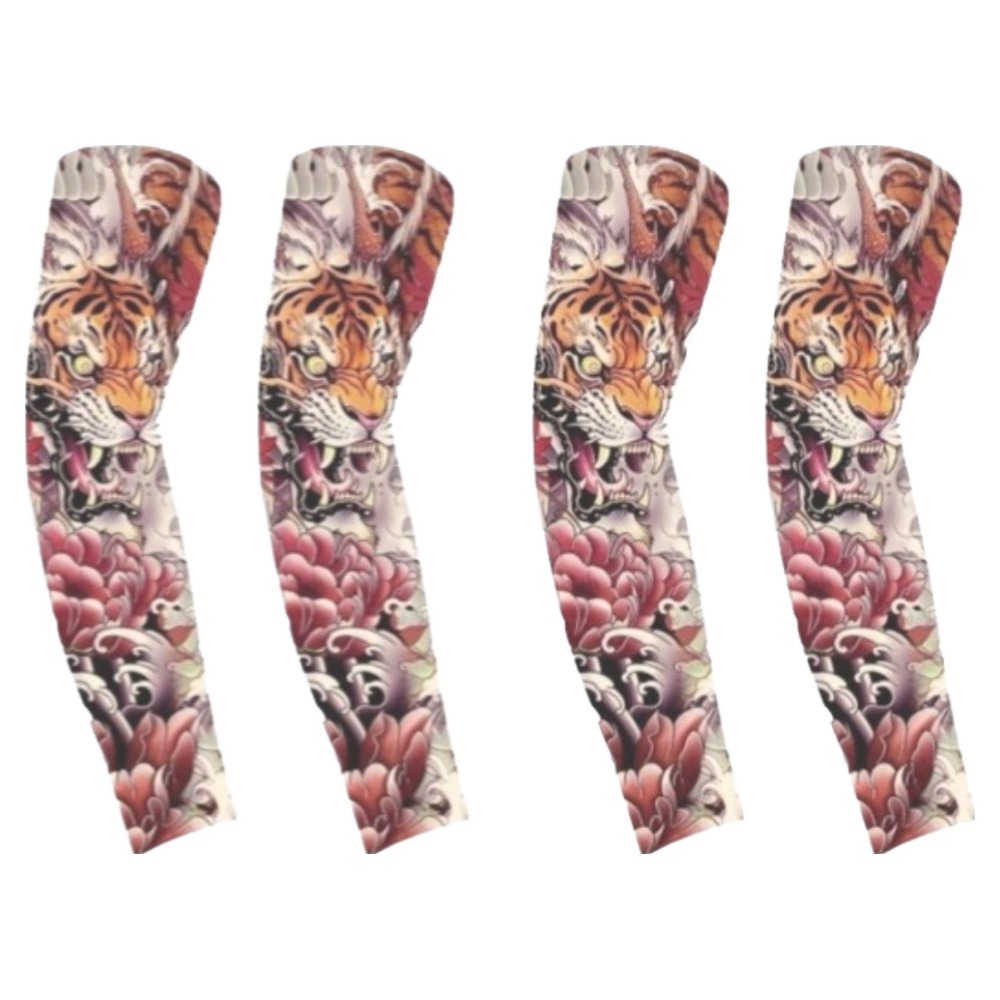 비바이원 프리미엄 문신 쿨 팔토시, 호랑이, 2개 5,500원