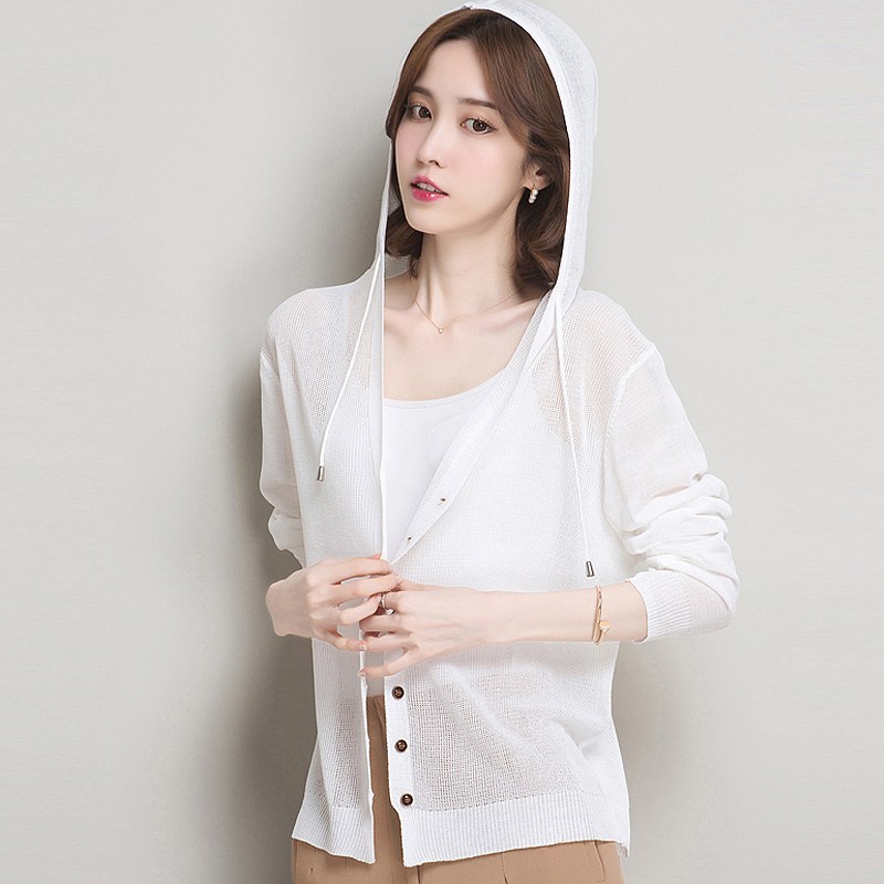 봄 가을 브이넥 니트 조끼 루즈핏 꽃 레이스 포켓 여자 후드니트 19,800원