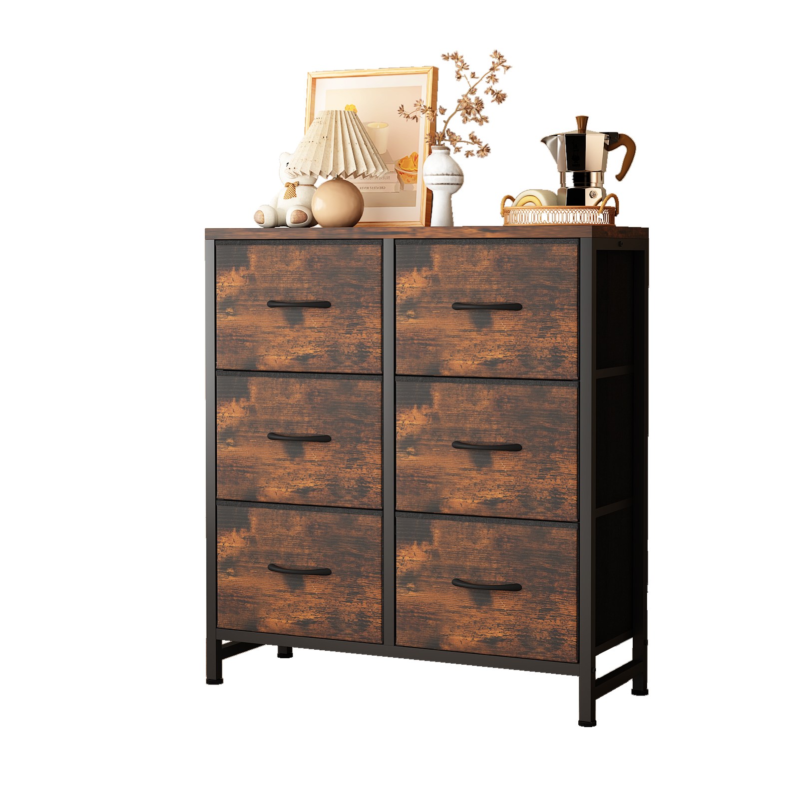 소웰홈 패브릭 3단6문 와이드 수납장 35,800원