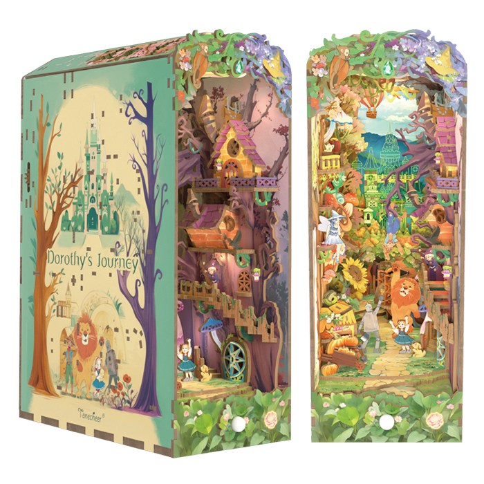 핸즈크라프트 diy 미니어처 북엔드 북눅 도로시의 여정, 그린, 1개 57,000원