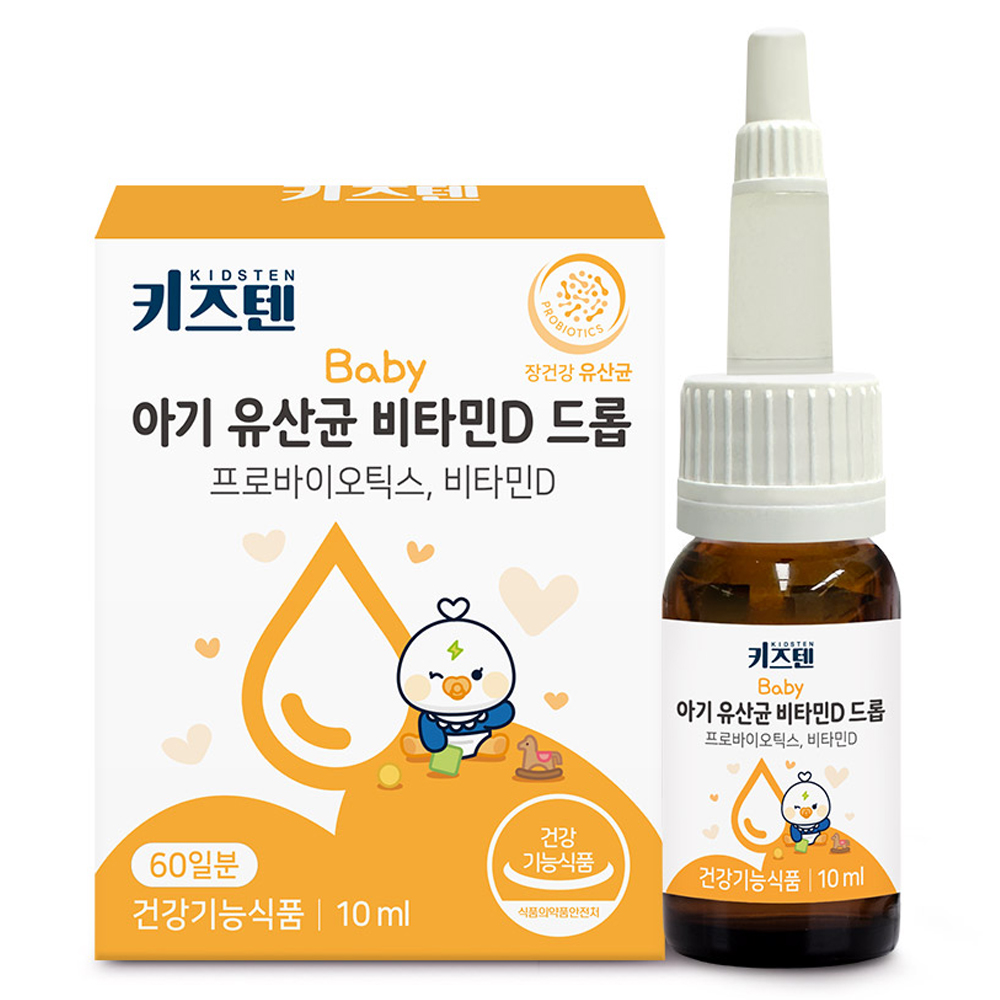 키즈텐 아기 유산균 비타민D 드롭, 10ml, 1개 30,000원