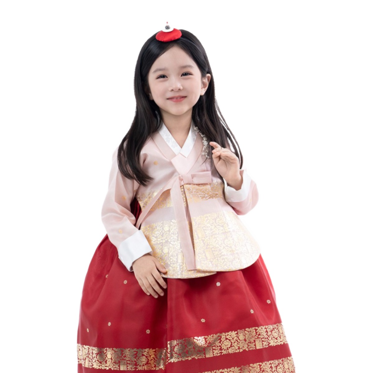 금박 분홍당의 빨강치마 고급 여아한복 아동 (백일-10호) 돌잔치 아기 어린이 유아 키즈 유치원 어린이집 93,000원