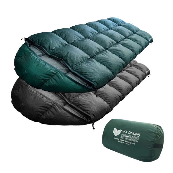 순수국산/거위털침낭/사각형/백팩킹/캠핑/차박/비박/생활방수/구스다운침낭 야외용 사계절용 68,900원