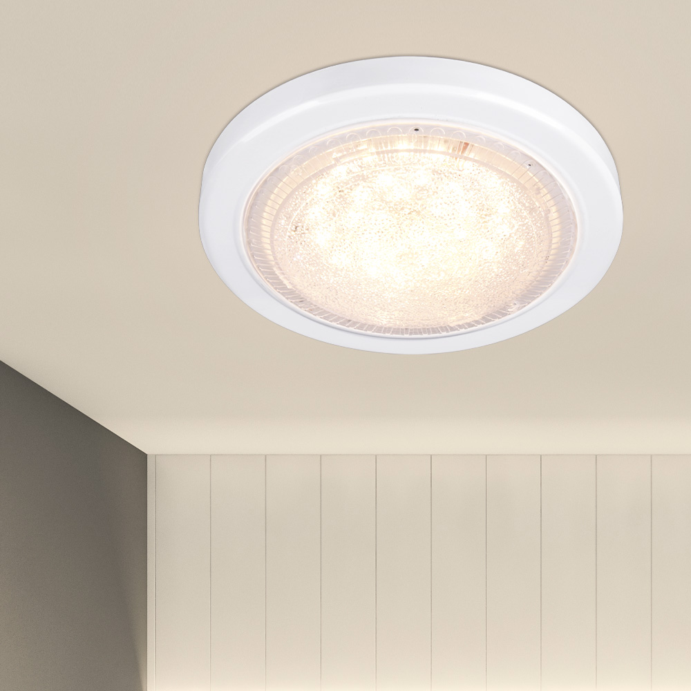 원하 EL 아크릴 원형 방습형 직부등 플리커프리 LED 15W, 화이트 + 전구색, 1개 6,490원