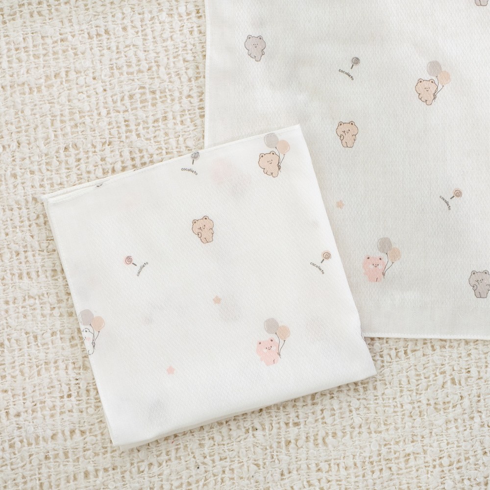 리에또베이비 신생아 무형광 순면 엠보 가제 손수건 10매 12,400원