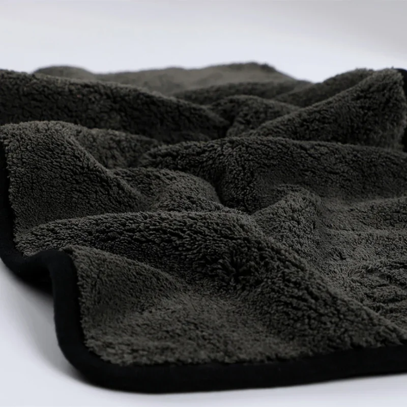 40x60CM 세차 화이버 타월 더블 레이어 천으로 부드러운 자동차 물티슈 두꺼운 청소 도구 흡수성 왁싱 14,700원