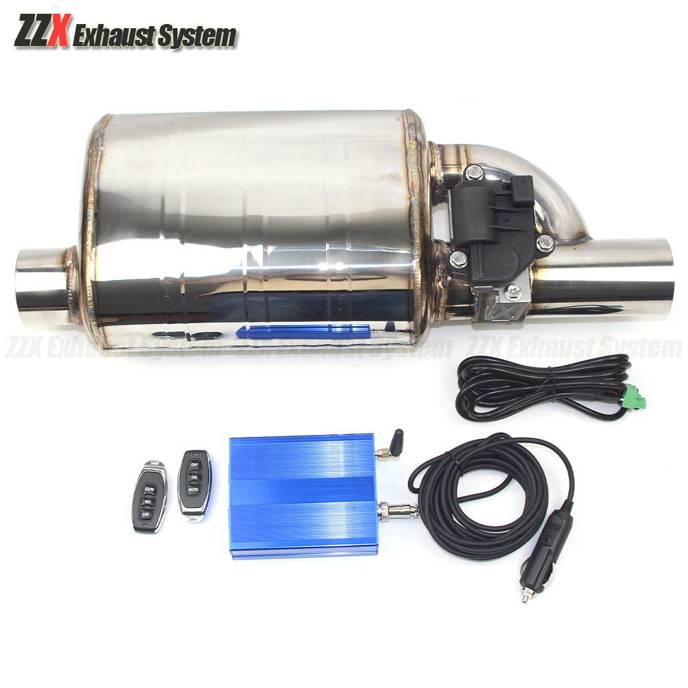 자동차 액세서리 304 스테인레스 스틸 배기관 스포츠 머플러 전기 제어 밸브 용접 범용 직경 63mm e92 용 159,100원