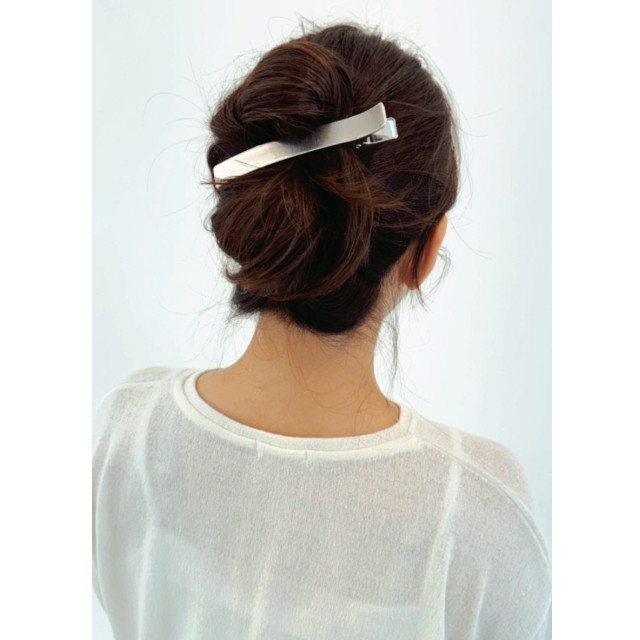 [무배]국산 메탈 무광 스퀘어 심플 일자 악어 올림머리 집게핀 헤어클립 9,800원