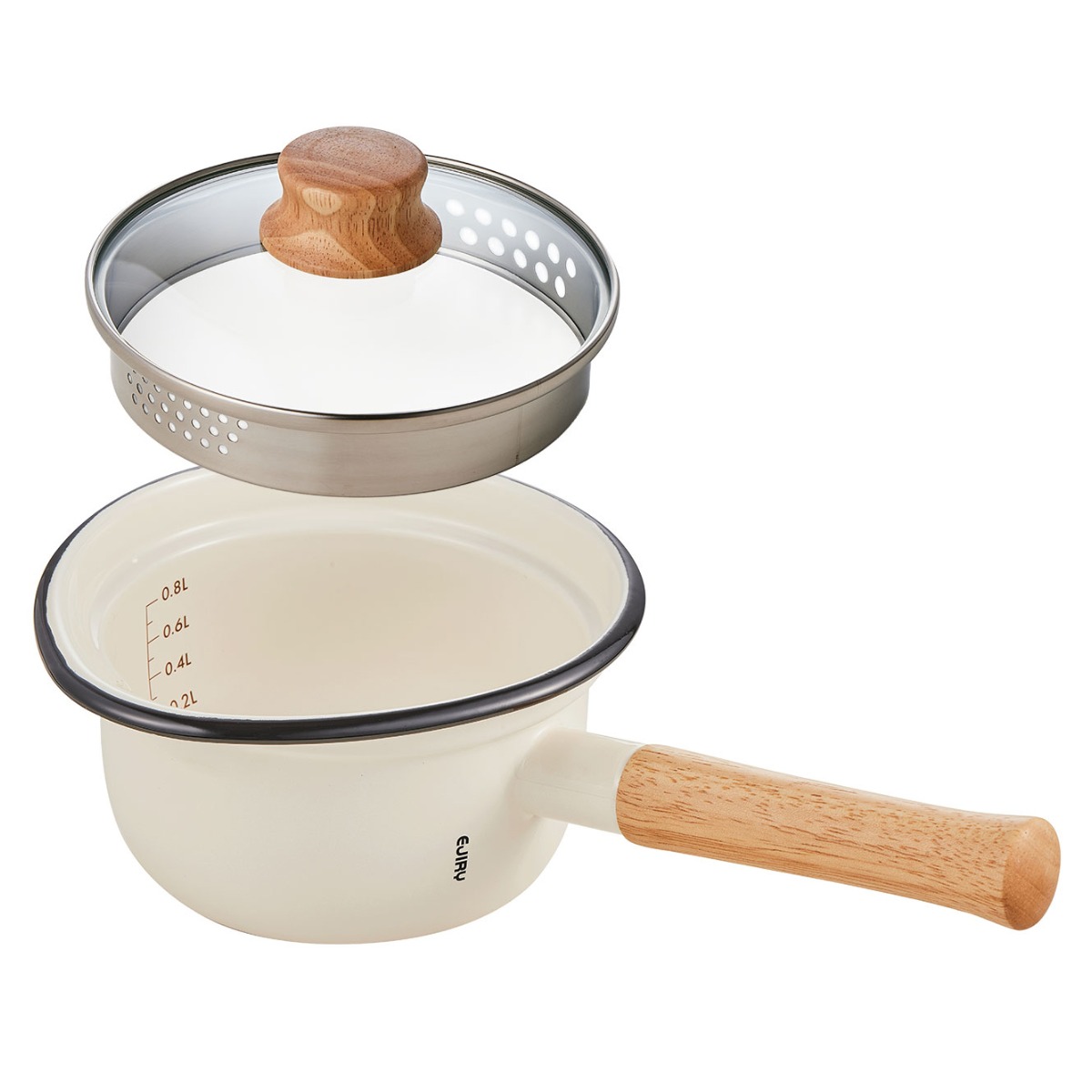 에지리 인덕션 레모 누들팟 법랑냄비, 프림아이보리, 1개, 19cm 62,000원