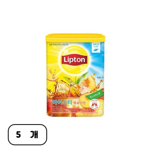 립톤 아이스티 분말 복숭아맛, 907g, 5개 45,460원