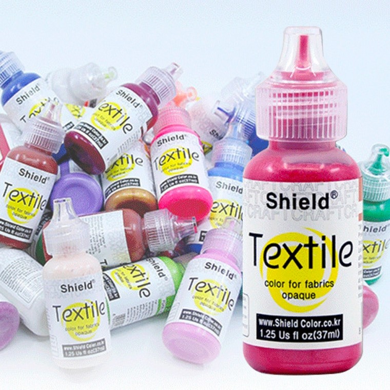[1+1]  패브릭 37ml DIY 염료 섬유 물감 염색 텍스타일 쉴드 낱색 13,080원