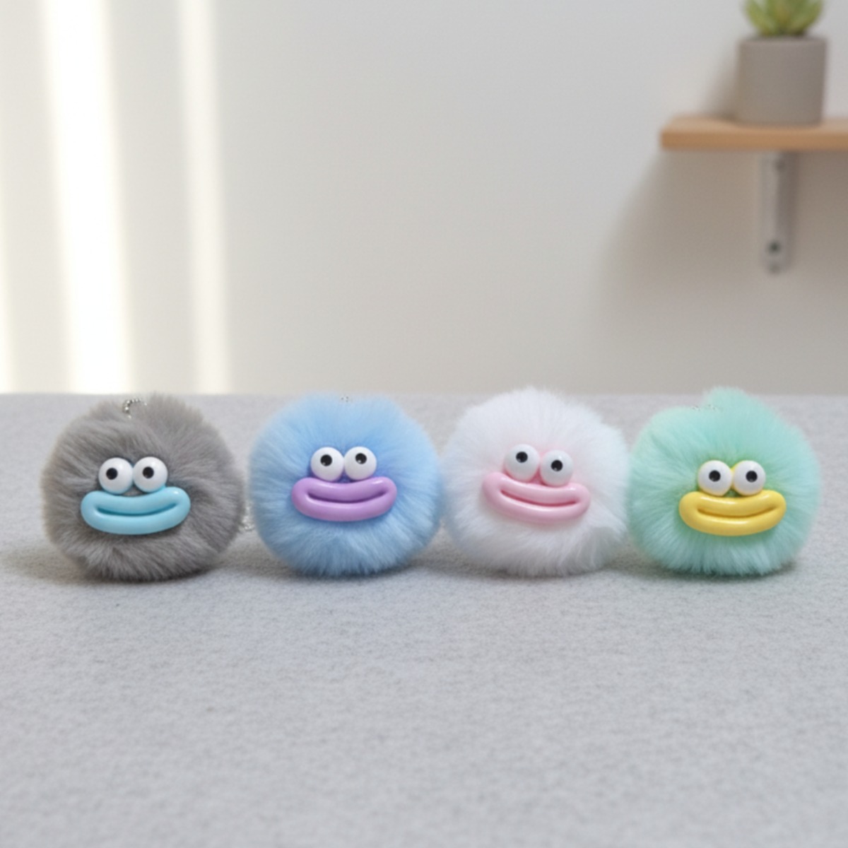 도르멍 통통입술 먼지 키링 인형 키링 열쇠고리 에어팟키링 커플키링 키홀더 우정템 4p 세트 8,920원