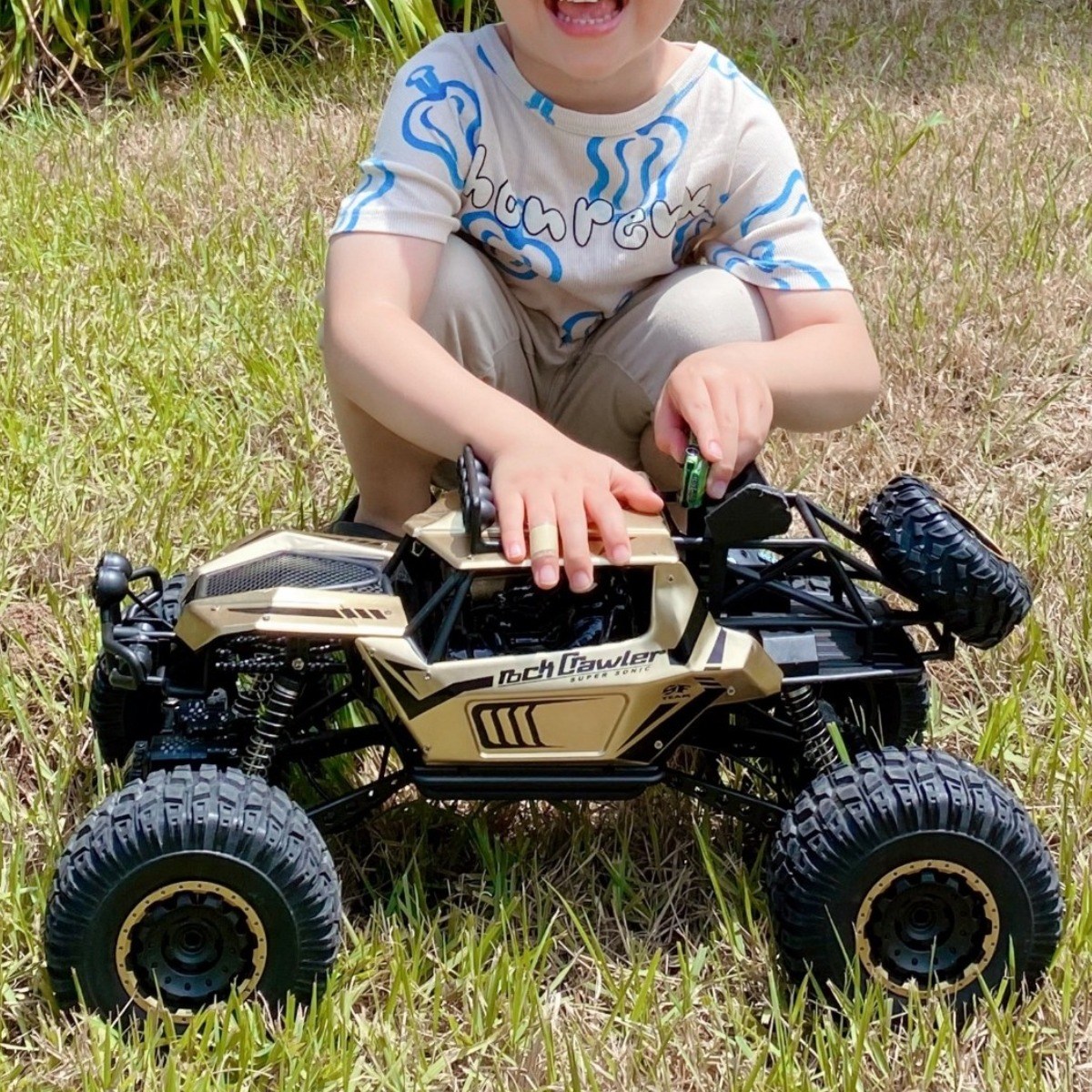 입문용 빅사이즈 50cm 오프로드 대형 몬스터 RC카 4륜구동 락크롤러 무선조종, 블랙, 1개 71,000원