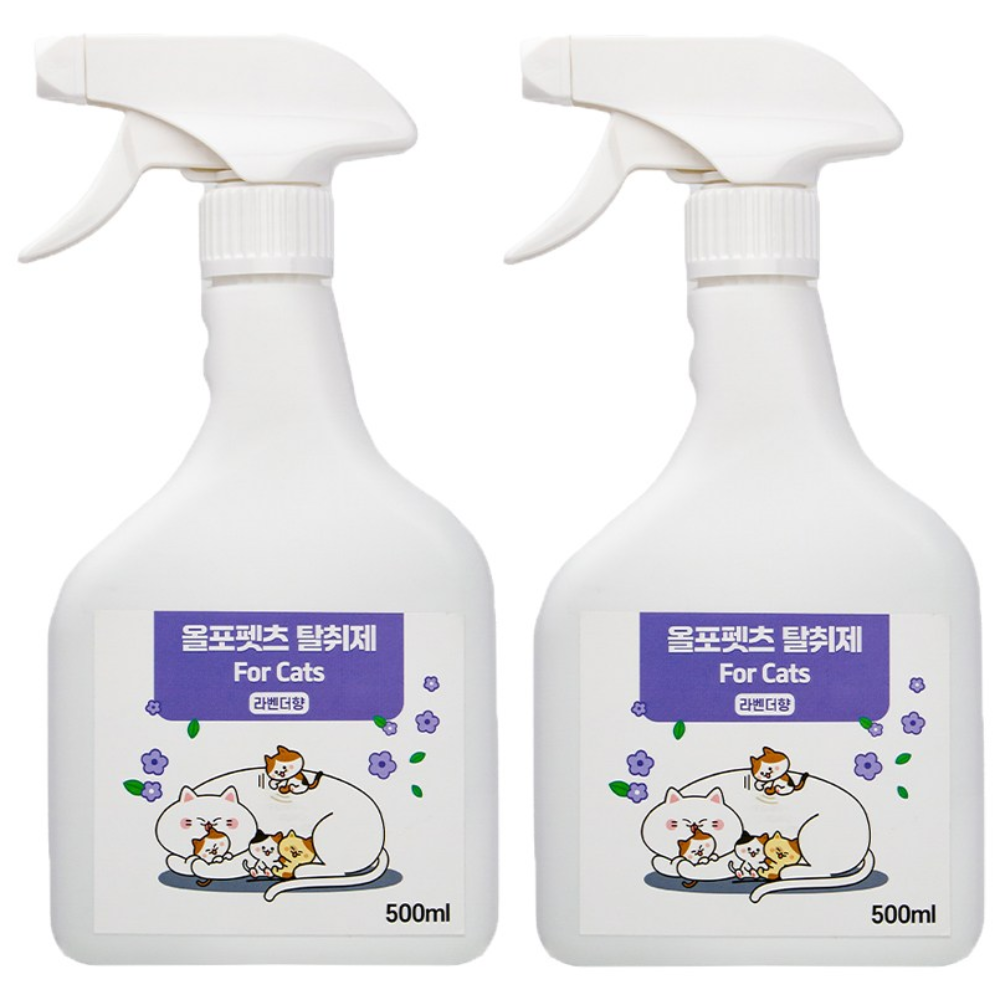 올포펫츠 고양이 전용 냄새제거 탈취제_고향이가 좋아하는 라벤더향 15,900원