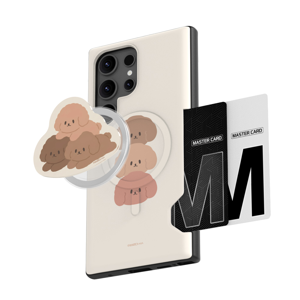 별다섯 핸드폰 맥세이프 투카드 수납 케이스 + 맥세이프 핸드 그립 스마트 톡 홀더 15,900원