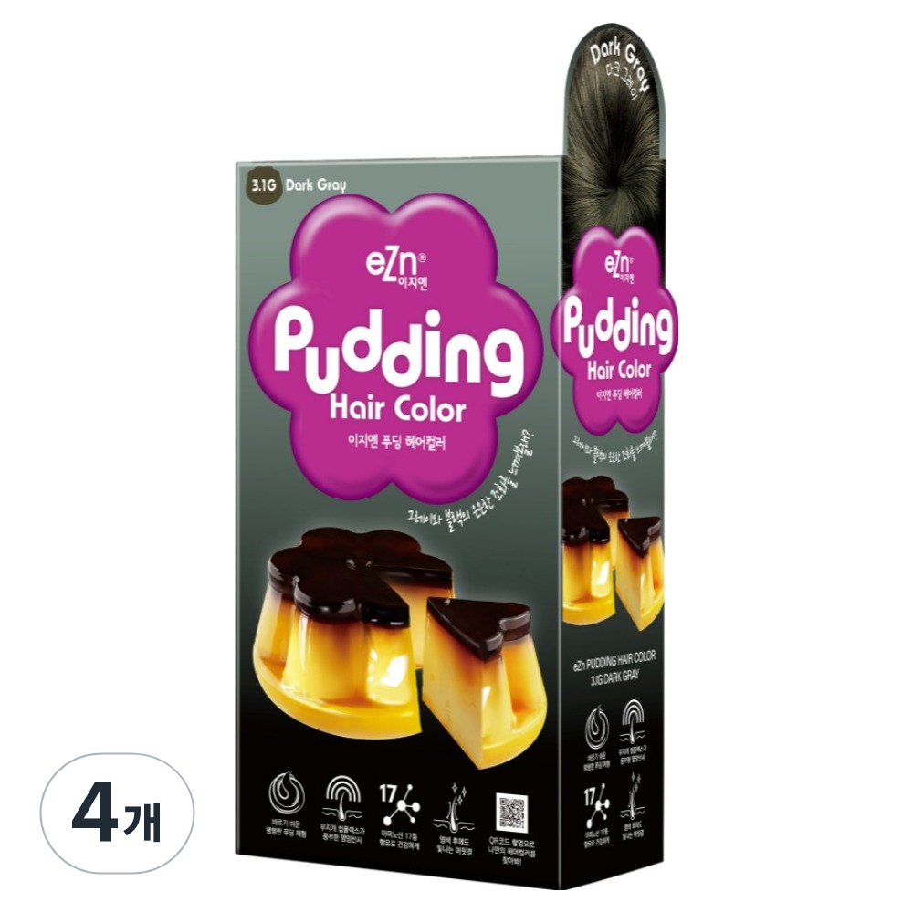 eZn NEW 이지엔 푸딩 셀프 염색약 3.1 140ml 35,200원