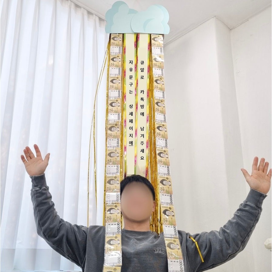 하두쪽 용돈벼락 환갑 칠순 팔 개업선물 용돈박스 이벤트, 1개, 자유문구 22,900원