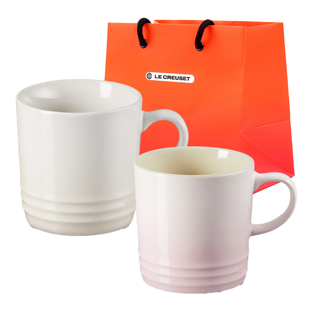 르크루제 카푸치노 머그컵 200ml 2종 + 쇼핑백 세트 32,160원