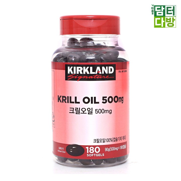 500mg x 크릴오일 커클랜드 180 시그니춰, 1개, 1정 73,500원