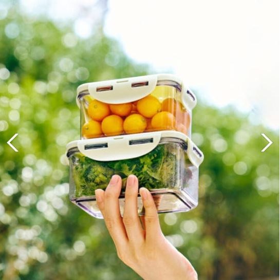 락앤락 비스프리 퓨어 에코젠 밀폐용기 세트 직사각 6P, 투명하고 깨지지 않는 반찬통, 6세트, 1개 42,500원