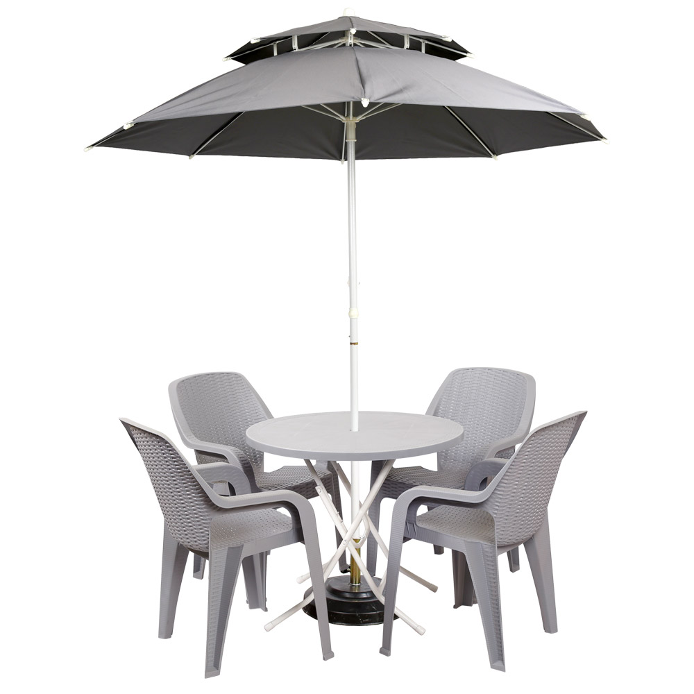 (창신) 국산 특허 원터치 파라솔세트 테이블 라탄팔걸이 의자 편의점 야외 165,900원