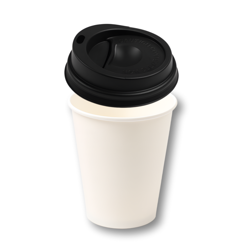 270ml 8온스 종이컵 검정 타공 뚜껑 세트 배달용품 카페컵 100개입 (AF) 62,030원