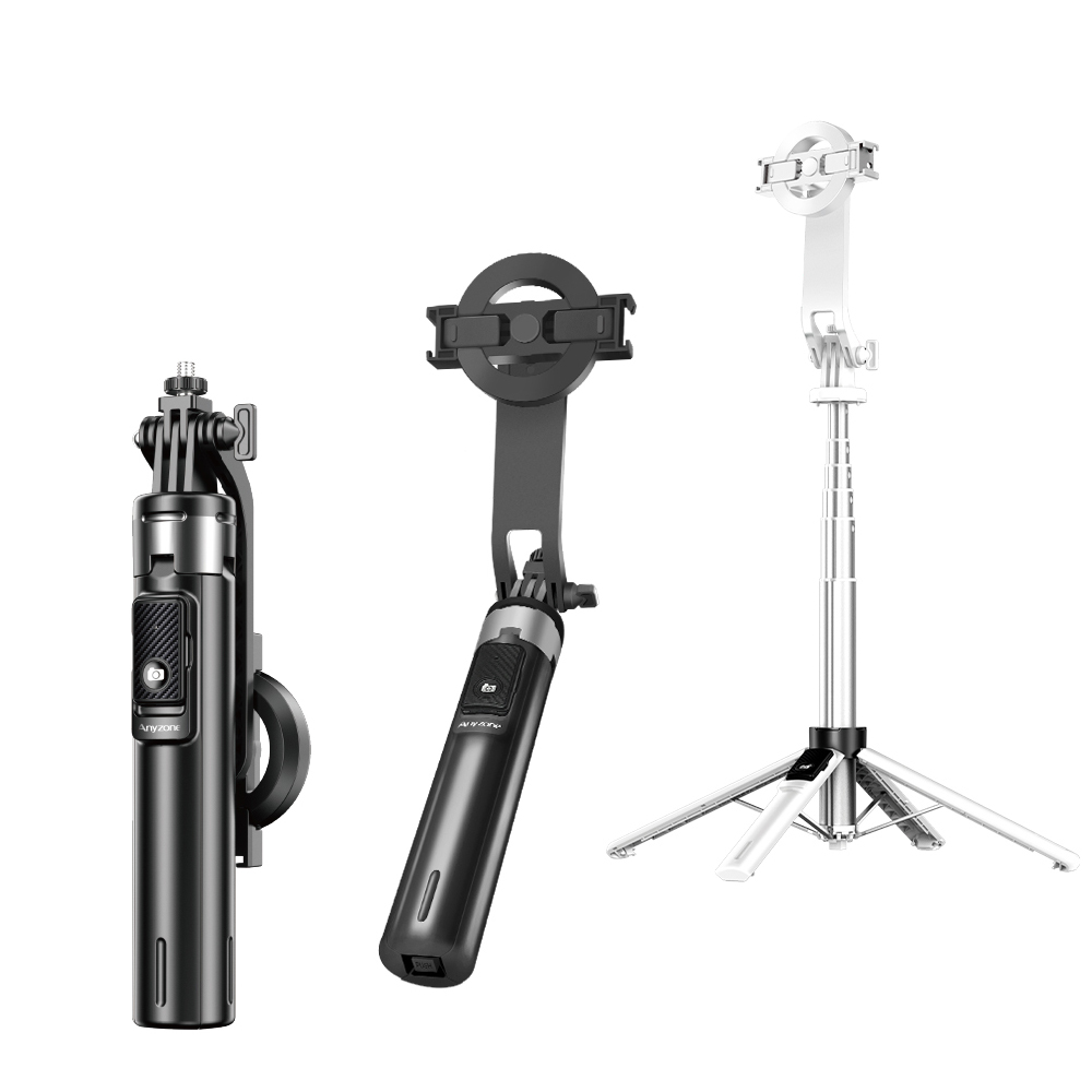 맥세이프 마그네틱 셀카봉 3IN1 고프로 액션캠 호환 360도 회전, 화이트, 1개 31,900원