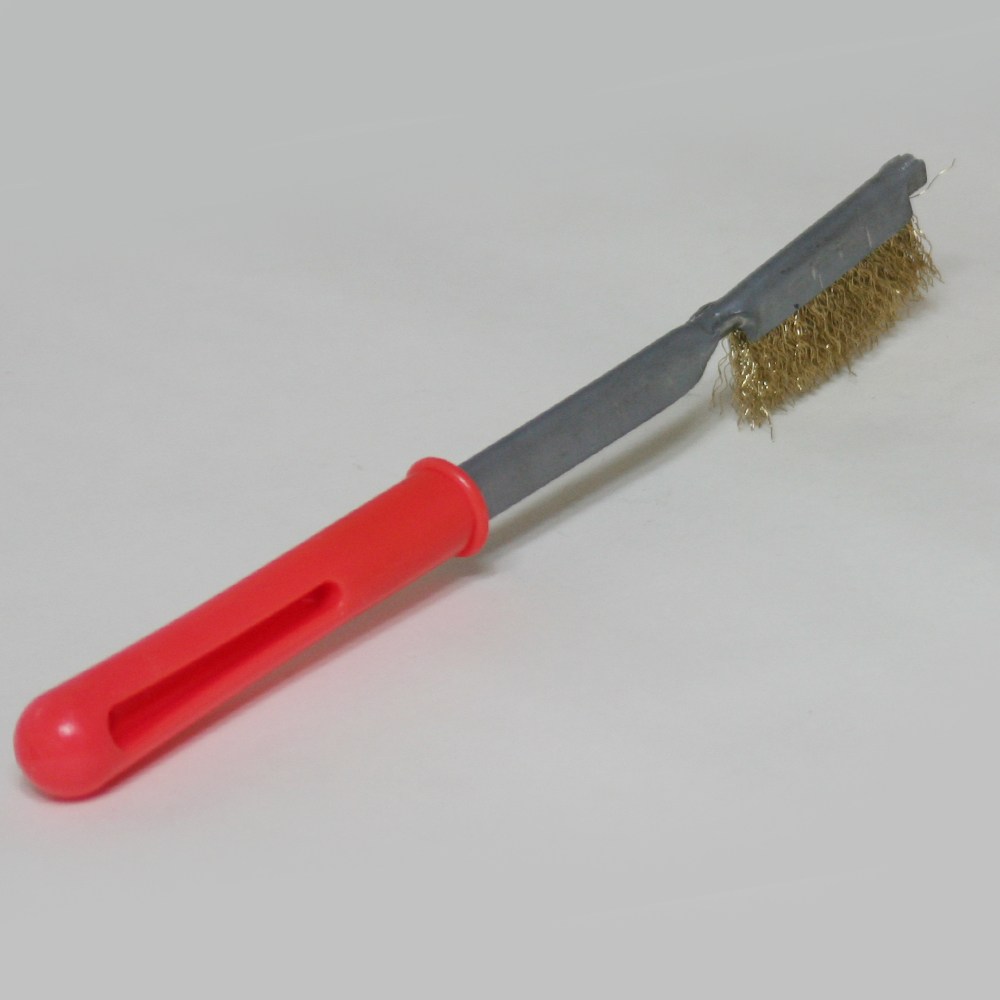 국산 쇠손잡이 칫솔브러쉬 철 브러쉬 와이어 신주 녹제거 불판솔 철솔 틈새청소솔 1,200원