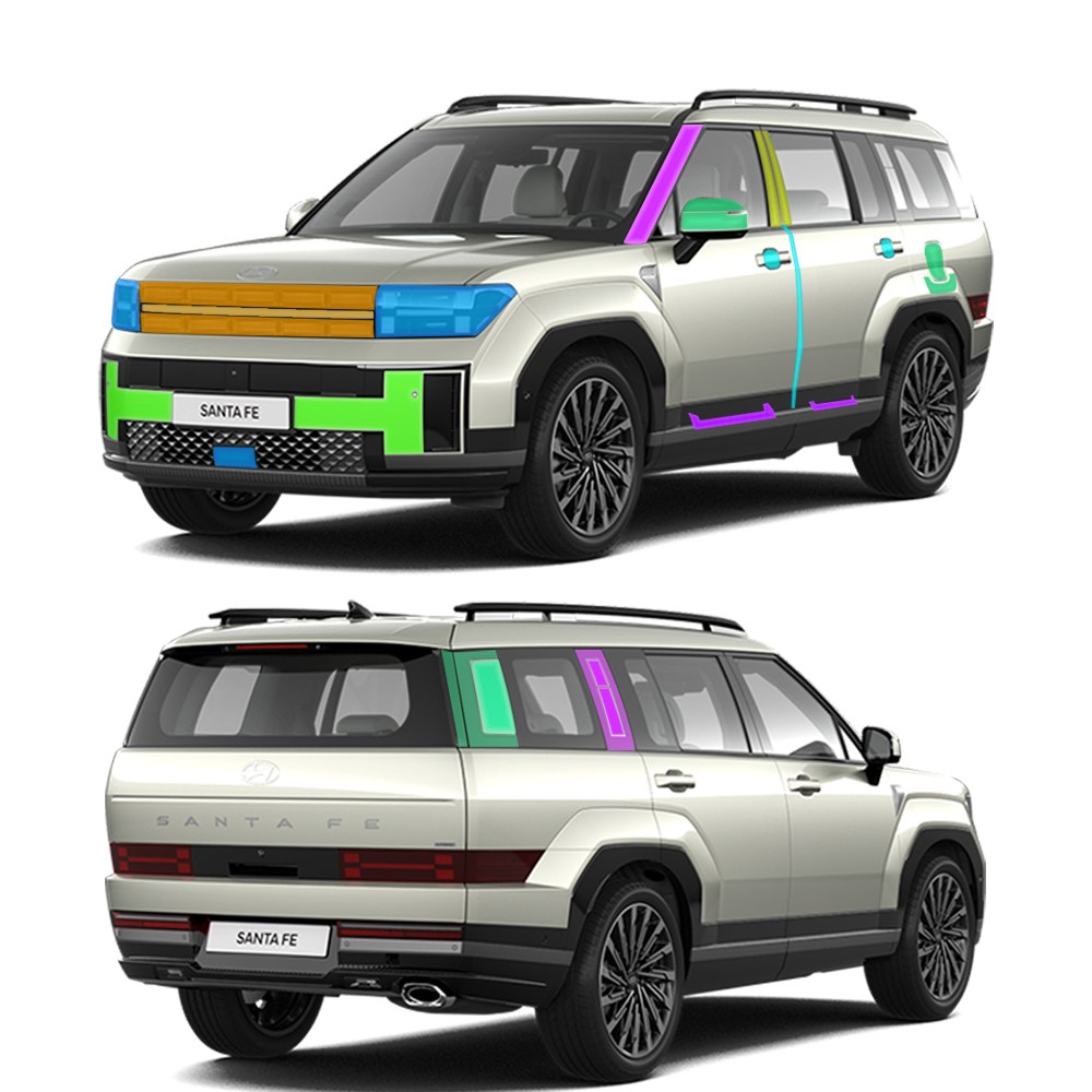 스킨엑스 싼타페 MX5 프레스티지 익스클루시브 PPF 외장필수패키지B 차량보호필름, 1개 168,000원