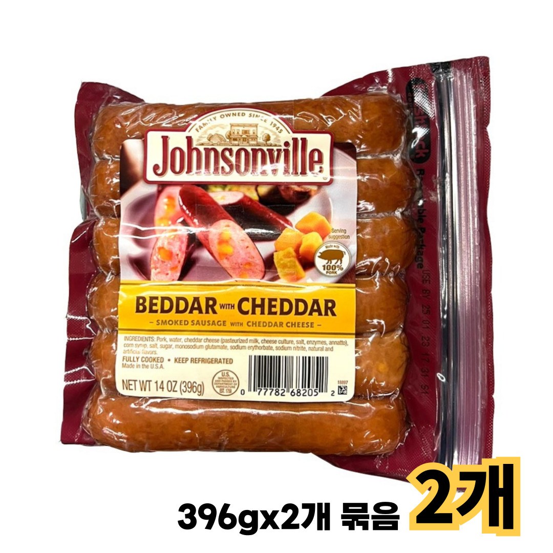 쟌슨빌 베다체다 소시지 396g 4개, 396g, 4개 42,900원