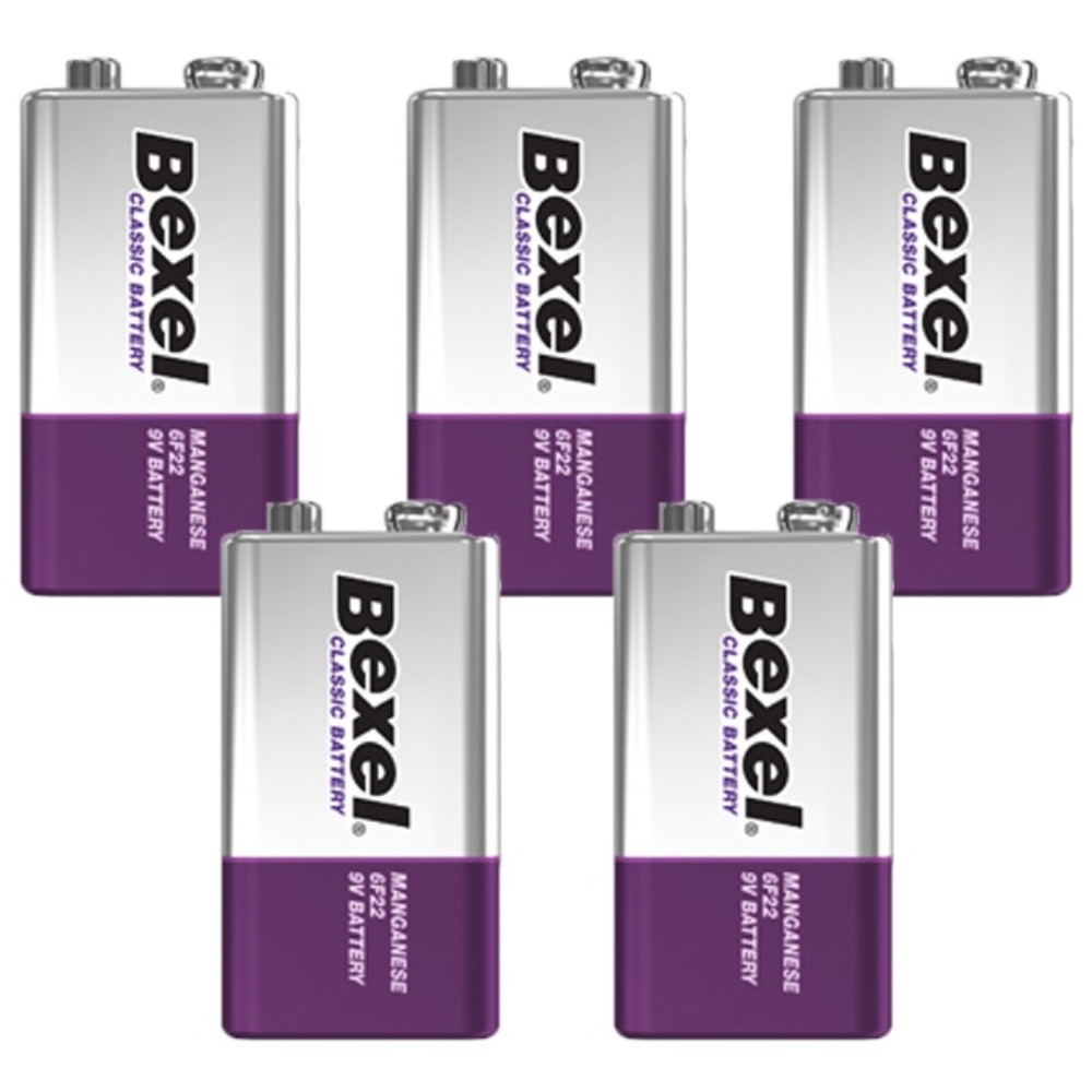 벡셀 망간 9볼트 건전지 (6F22 / 9V), 5개, 1개입 5,950원