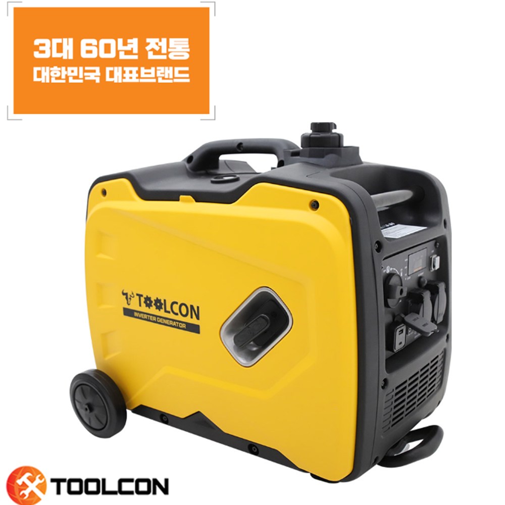 3.3kW 소형 캠핑 휴대용 무소음 이동식 저소음 발전기, 1개, 현재가 682,000원