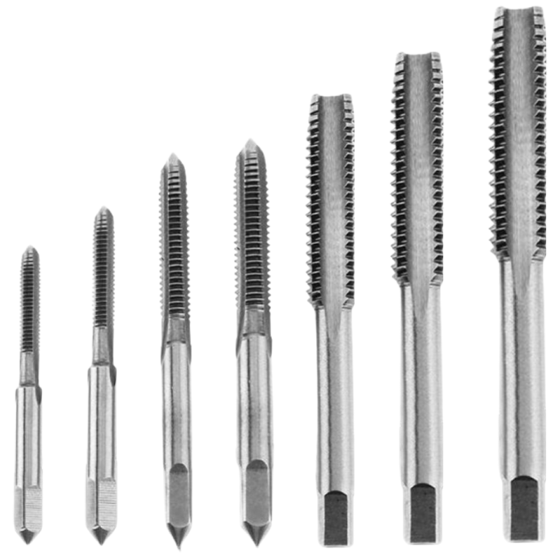 tinduo 탭핑비트 탄소강 탭드릴비트 금형강 철 주철 합금강등 M3 M4 M5 M6 M8 M10 M12 7종입 세트 7,900원