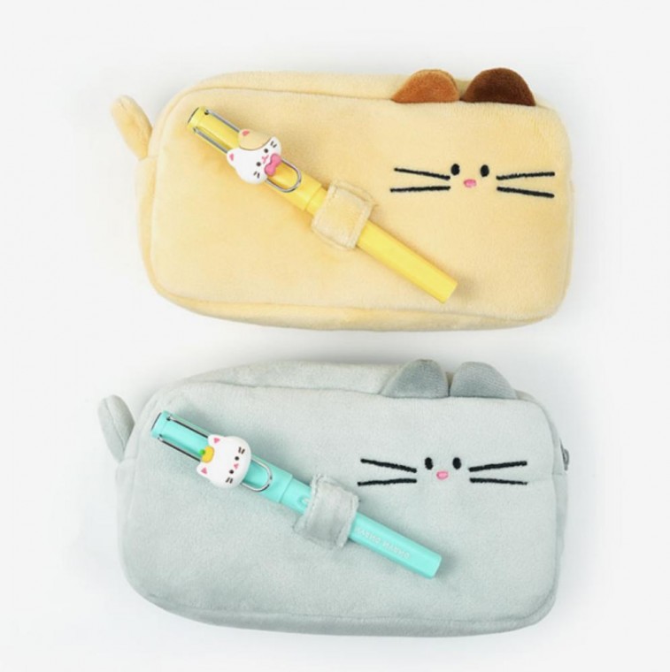 파우치 필통 신학기 연필 입학선물 핑크풋 케이스 냥냥이깍지 필기구 준비물 22,730원