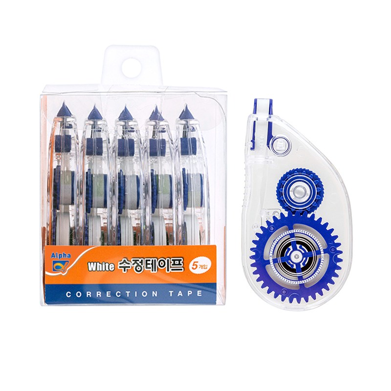 알파 수정테이프 AST1158 5mmx8M 5입 60,500원