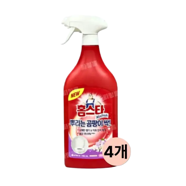 [보금푸드] 홈스타 맥스프레쉬 뿌리는 곰팡이 싹 본품 900ml x 4개 33,800원