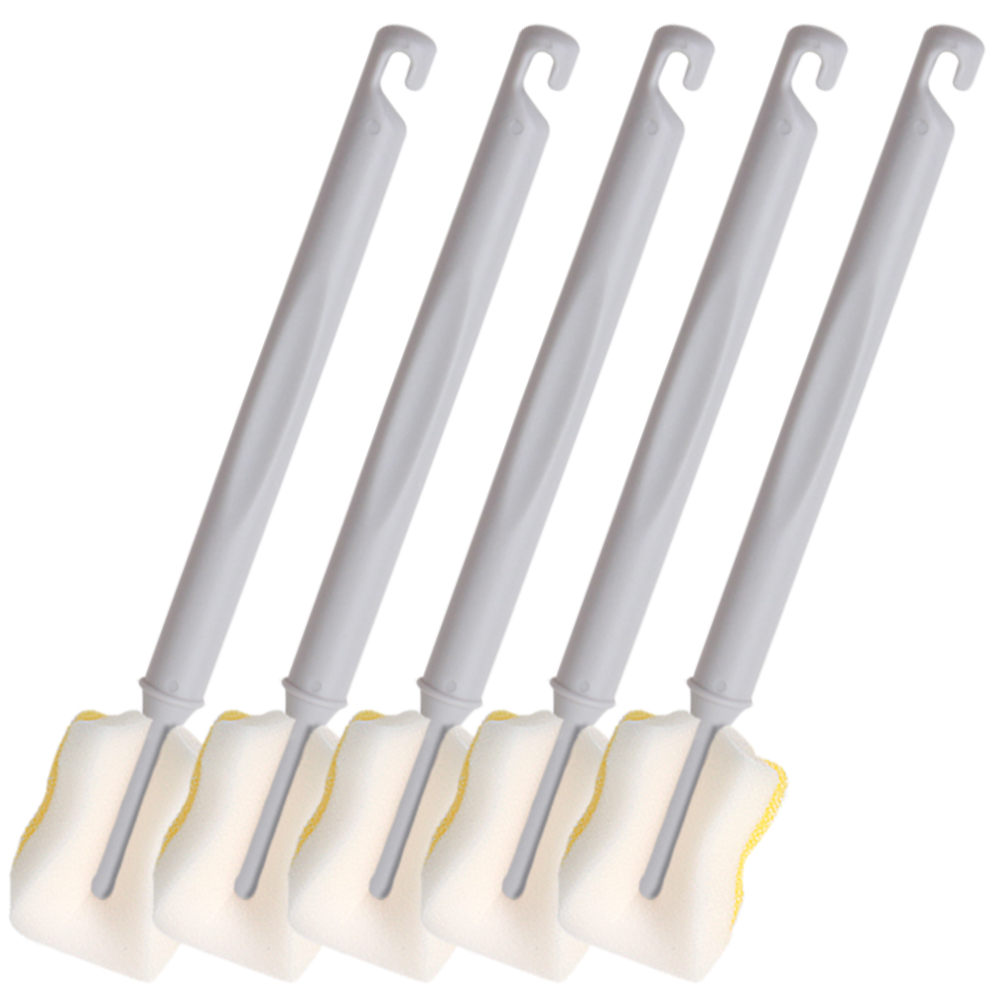 하이비 몽글이 젖병 젖꼭지 텀블러 세척솔, 롱버블프로솔5P / 라이트그레이, 1세트 17,700원