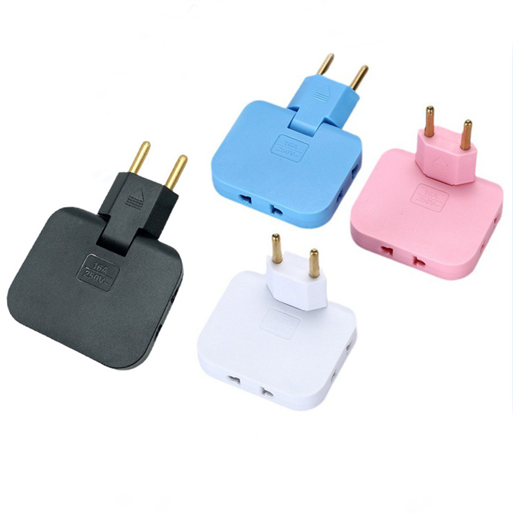 나노볼트 3in1 틈새돼지코 플러그 110v 220v 멀티 변환 어댑터 해외여행 EU US, 2개 11,500원