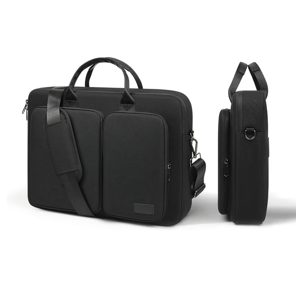 주니로와 대용량 15인치, 16인치, 17인치, 18인치 노트북 가방 크로스백, 1개, 블랙 28,900원