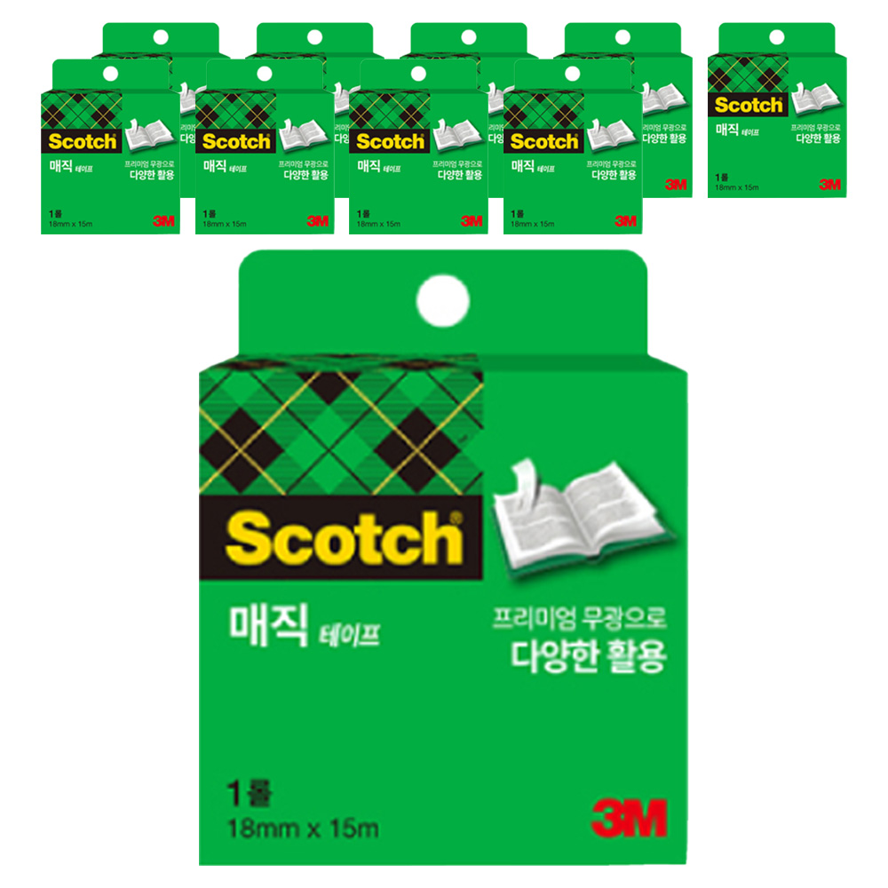 쓰리엠 스카치 매직테이프 810R 리필 18mm x 15m 14,120원