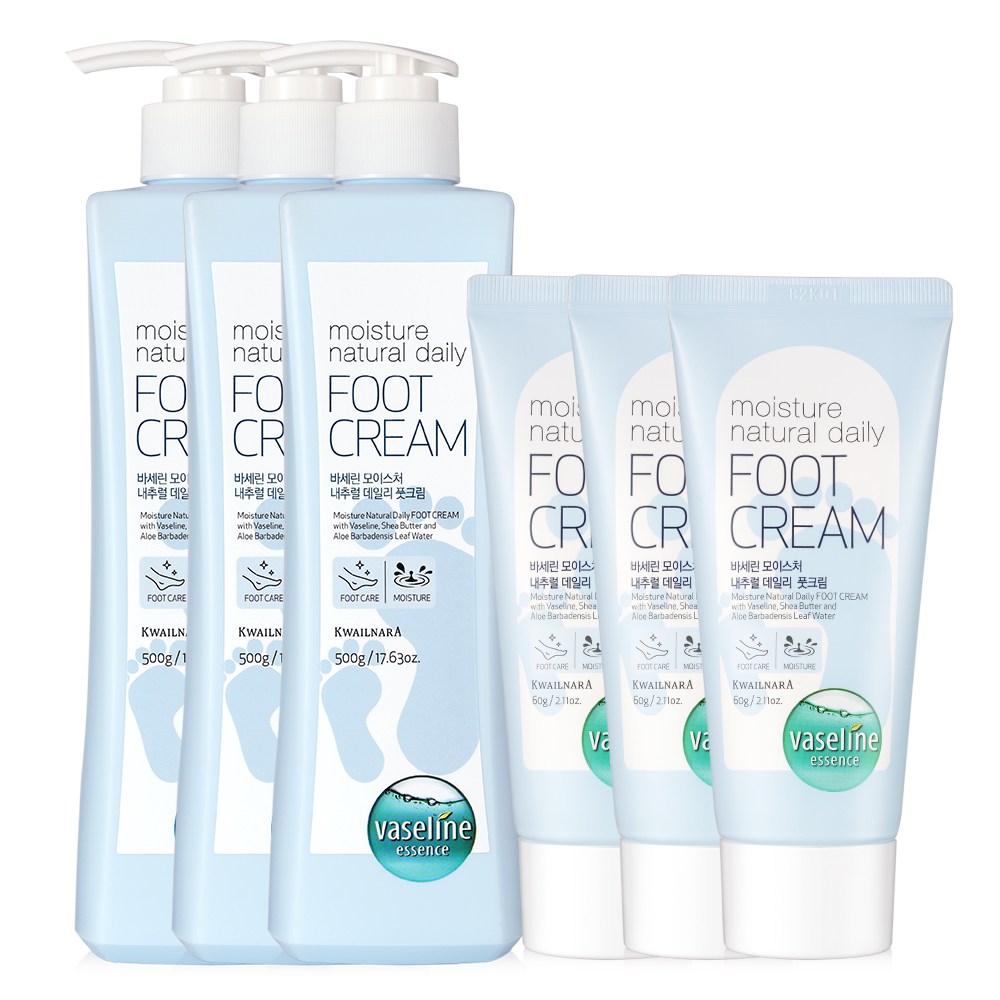 바세린 모이스처 풋크림 500ml+60ml 세트, 3개 19,900원