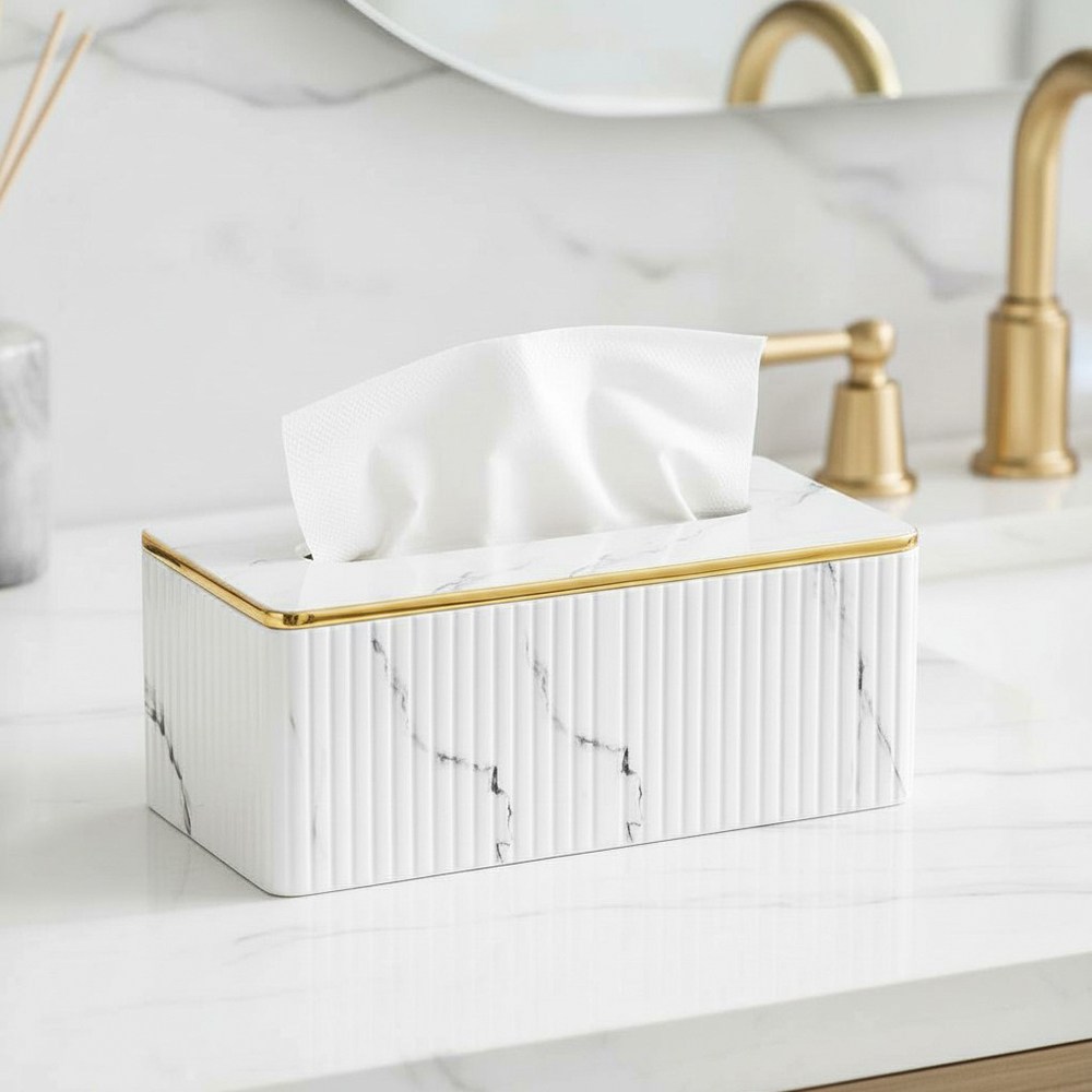 일상가 고급스러운 프리미엄 가죽 모던 심플 티슈 케이스 커버 50,000원