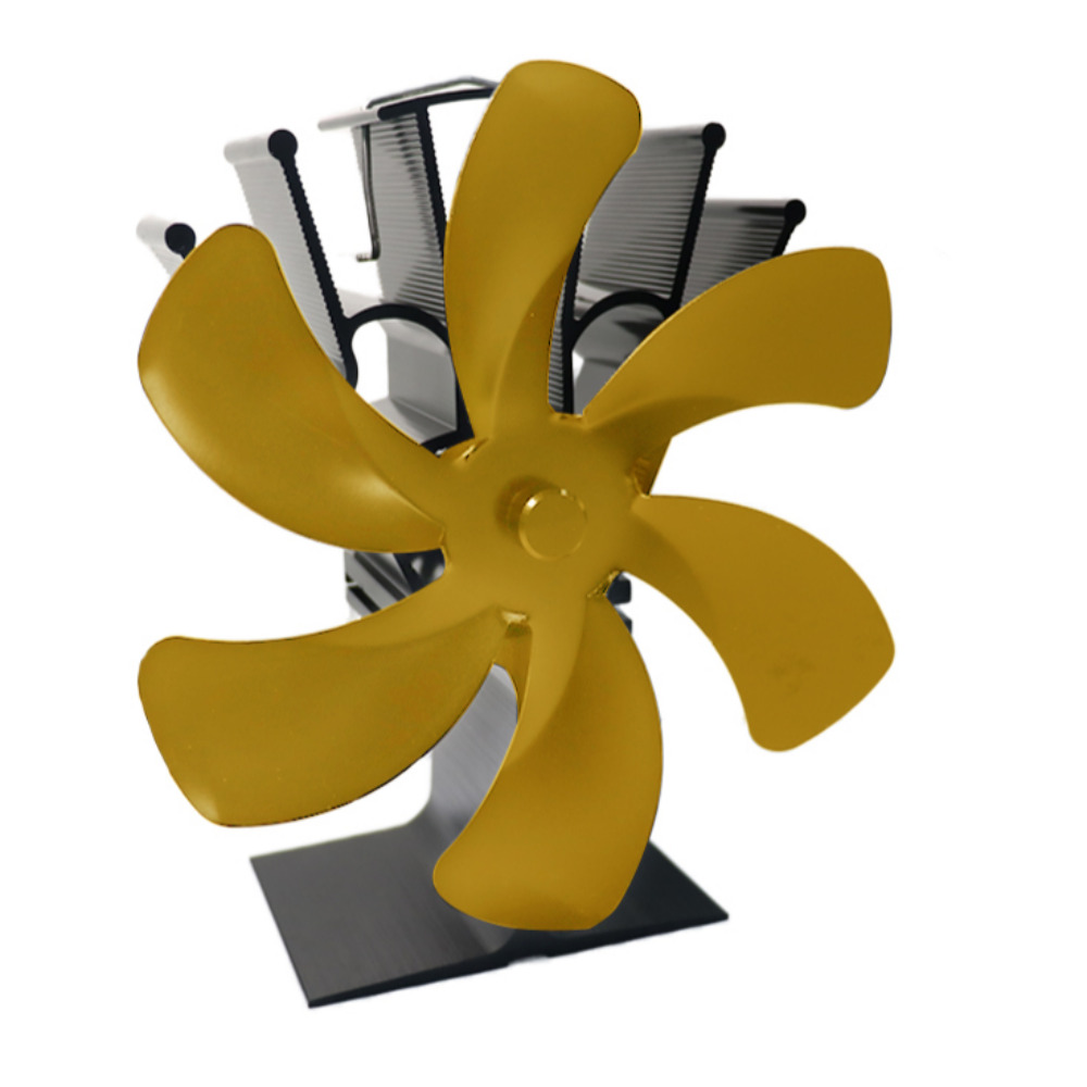 우리다운 캠핑 난로 무동력팬 에코팬 5엽 6엽, 블랙, 골드, 레드 46,800원