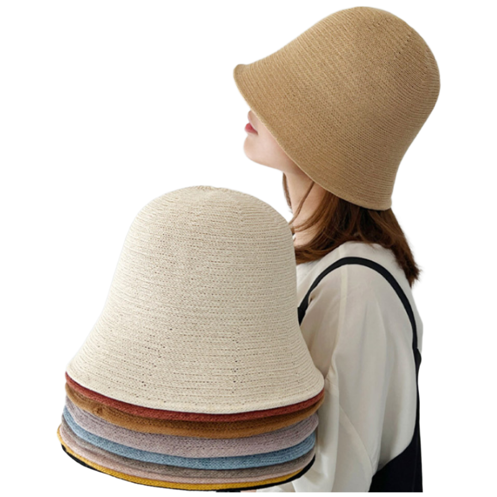 1+1 시원한 와이어 니트 벙거지 린넨 봄 여름 여성 버킷햇 15,900원