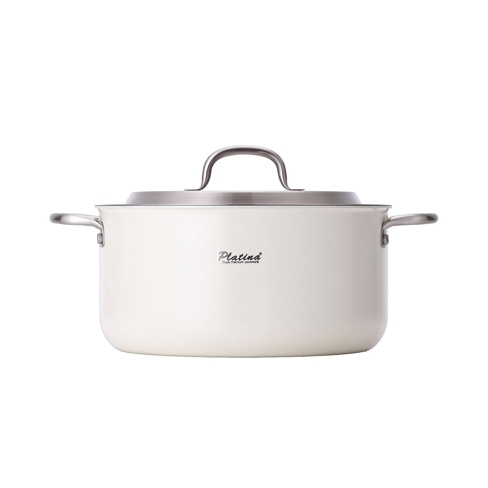 키친플라워 스텐 통3중 플래티나 크림 곰솥냄비 28cm, 1개, 크림, 28cm 39,000원